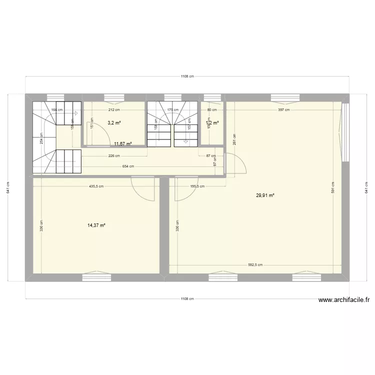 PROJET PECQUET MAISON MAMIE MODIFIE. Plan de 