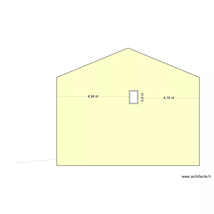 fa&ccedil;ade est. Plan de 