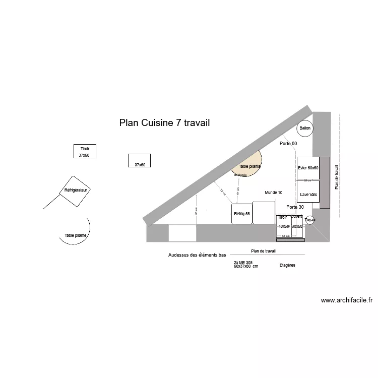 55RL 2D Plan Cuisine 7 2024 12 17 comma avant. Plan de 