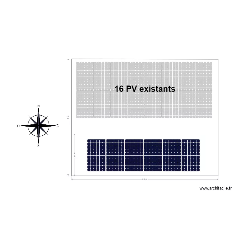 MAISON RODRIGUES juillet. Plan de 