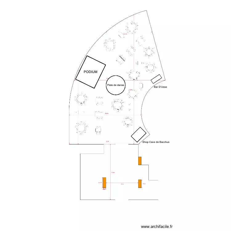 Rotana Cave de Bacchus$. Plan de 
