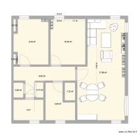 Appartement au KB salon