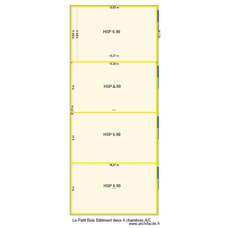 le petit bois b&acirc;timent 2. Plan de 0 pièce et 0 m2