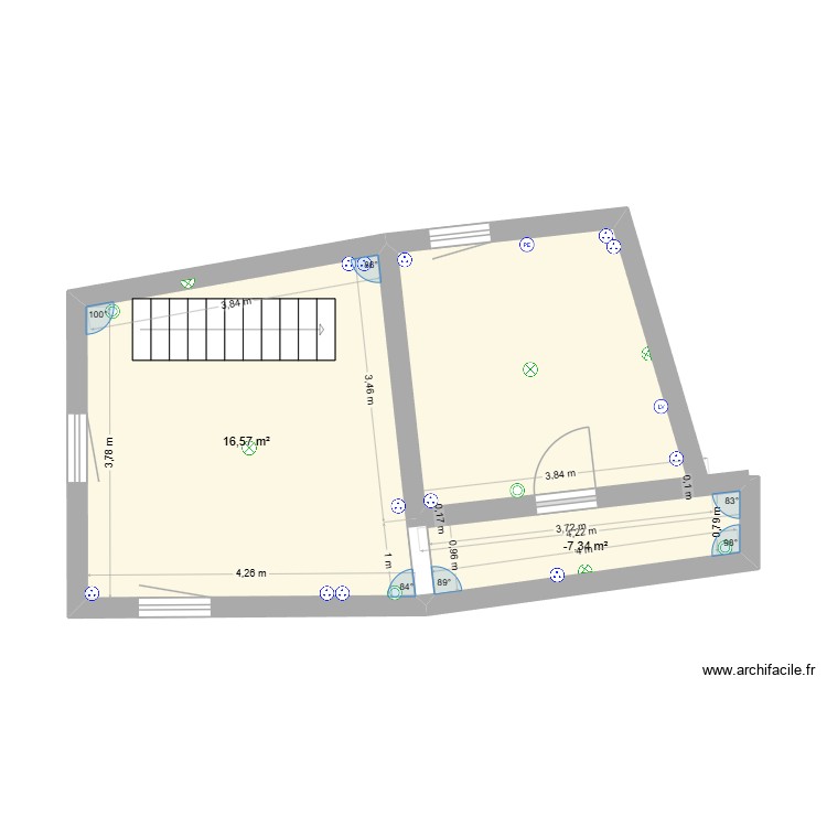 plan bas. Plan de 0 pièce et 0 m2