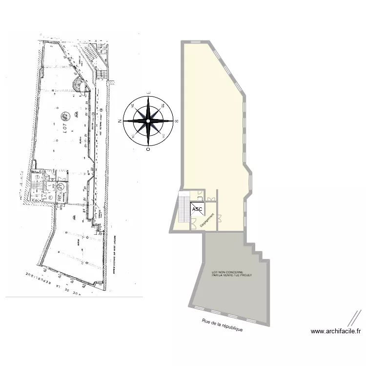 Plan Avignon Vierge. Plan de 