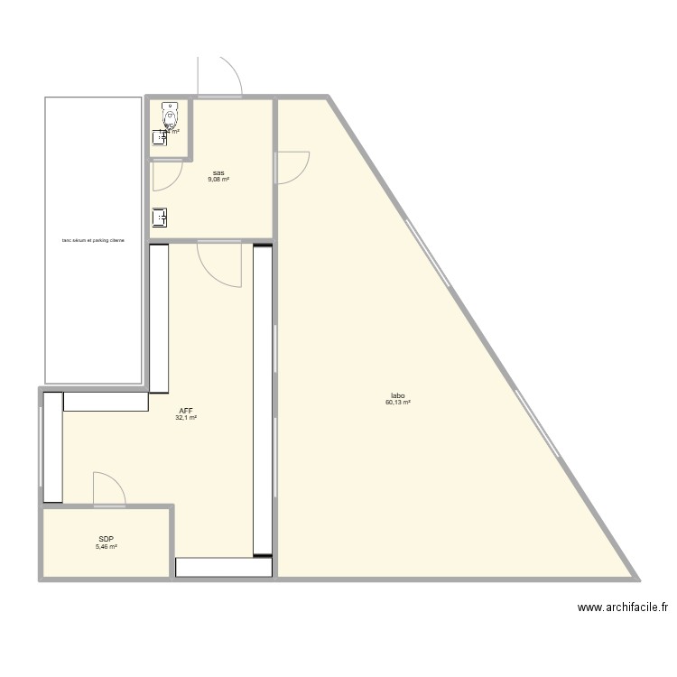 Labo 3 terrain entier. Plan de 0 pièce et 0 m2