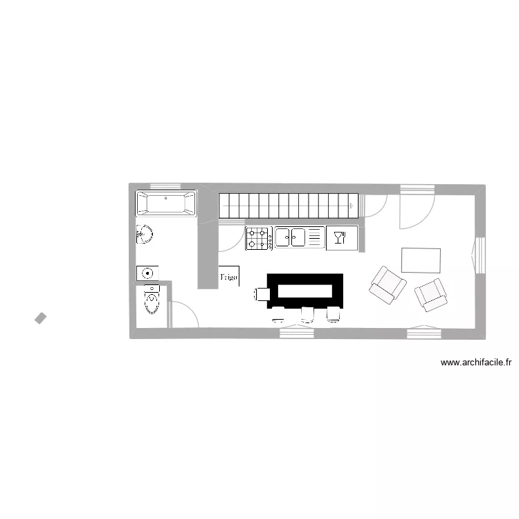 MAISON 3. Plan de 