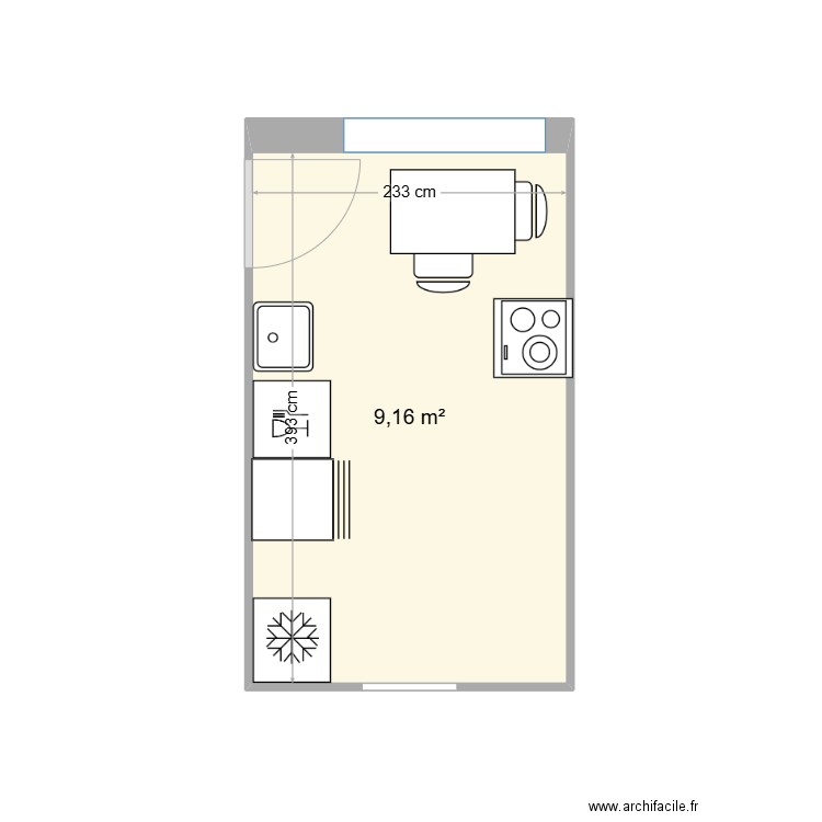 Cuisine. Plan de 0 pièce et 0 m2