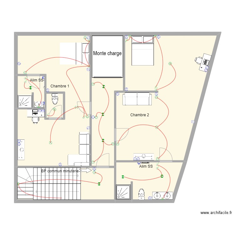 Plan R+1. Plan de 0 pièce et 0 m2