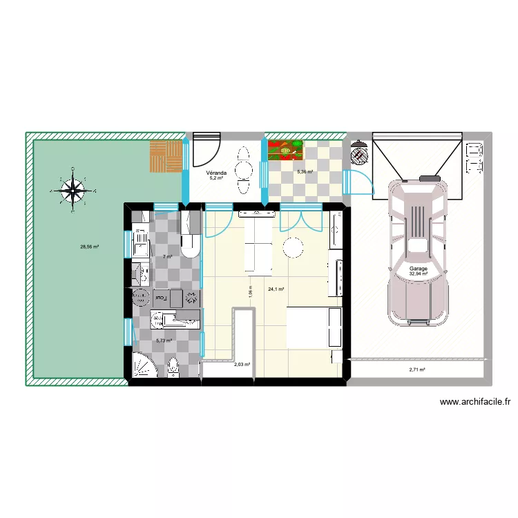 STUDIODECUIS. Plan de 0 pièce et 0 m2