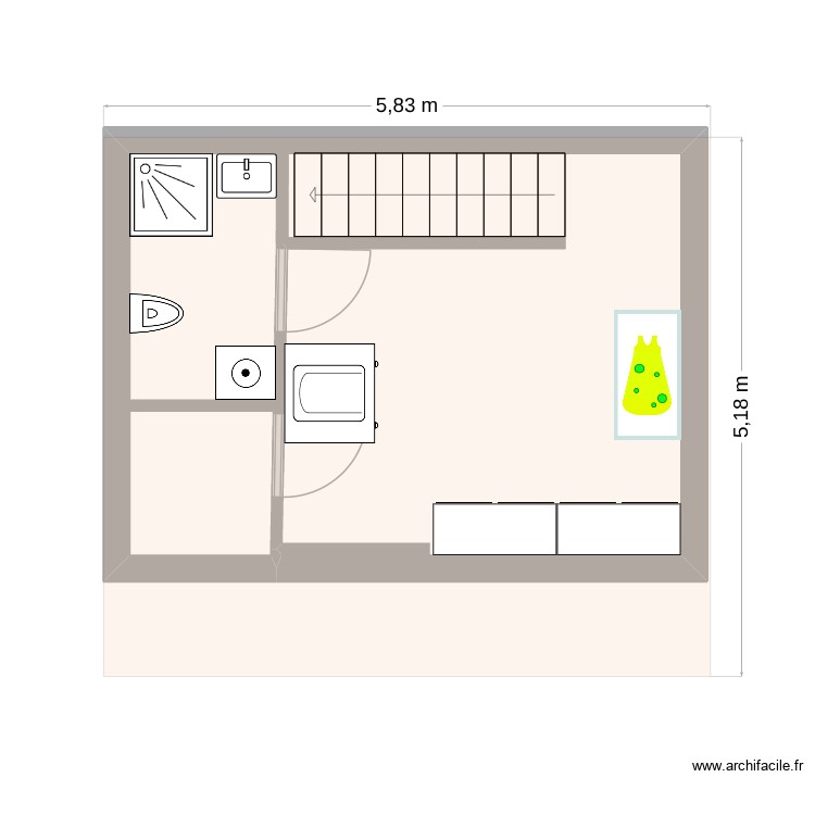 chambre2. Plan de 0 pièce et 0 m2