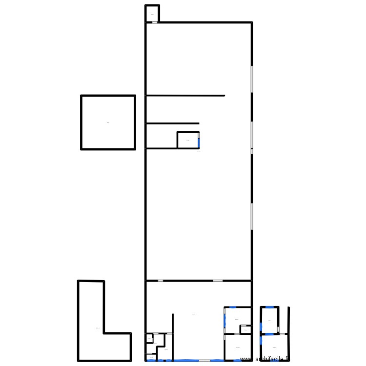 MOTIN VALOGNES. Plan de 15 pièces et 1510 m2