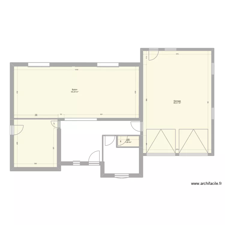 Mondelange. Plan de 3  et 109 m²