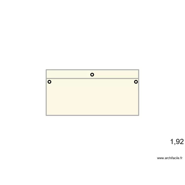 bureau dessus. Plan de 0 pièce et 0 m2