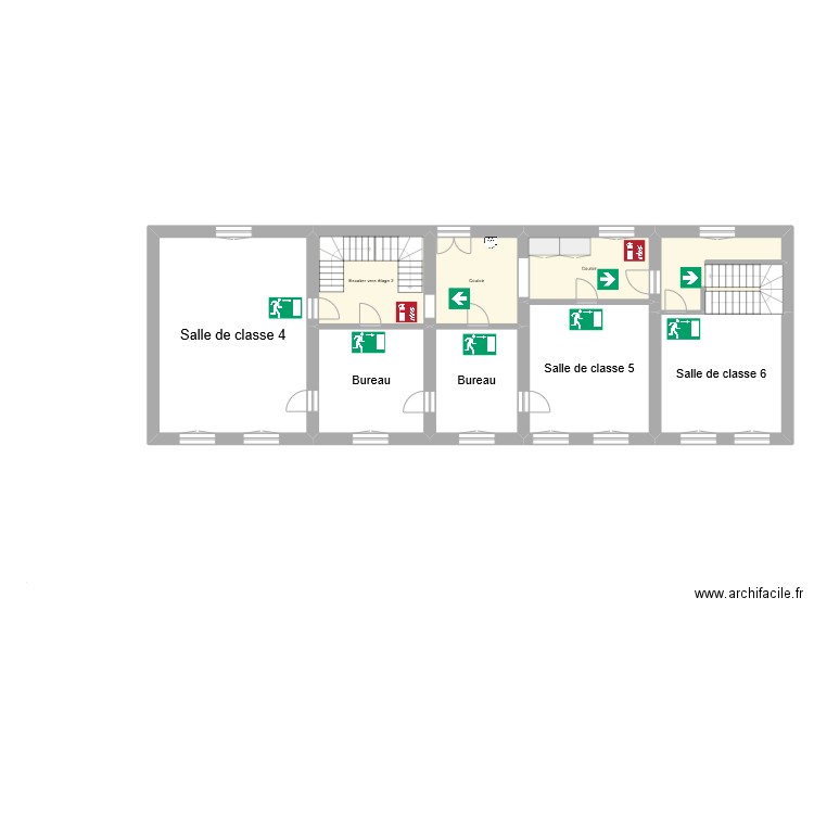 Timon david - étage timon david - sécurité. Plan de 9 pièces et 159 m2