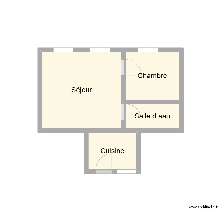 SCI STANGALARD LOT2. Plan de 4 pièces et 7 m2