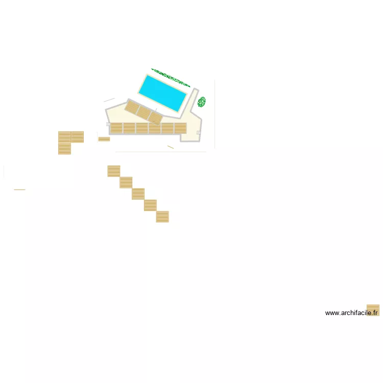 Terrasse Fourquies. Plan de 