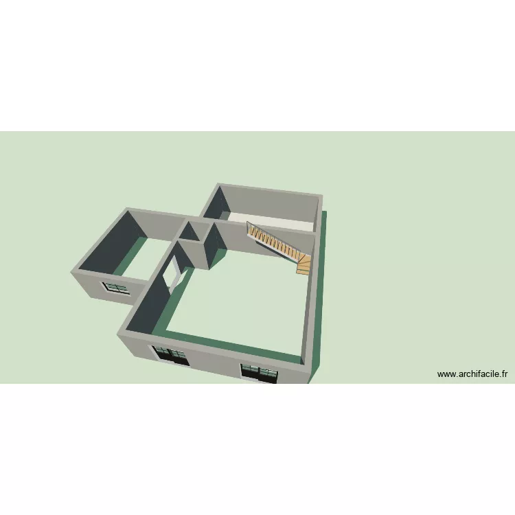 plan T 1 .2. Plan de 2  et 33 m²