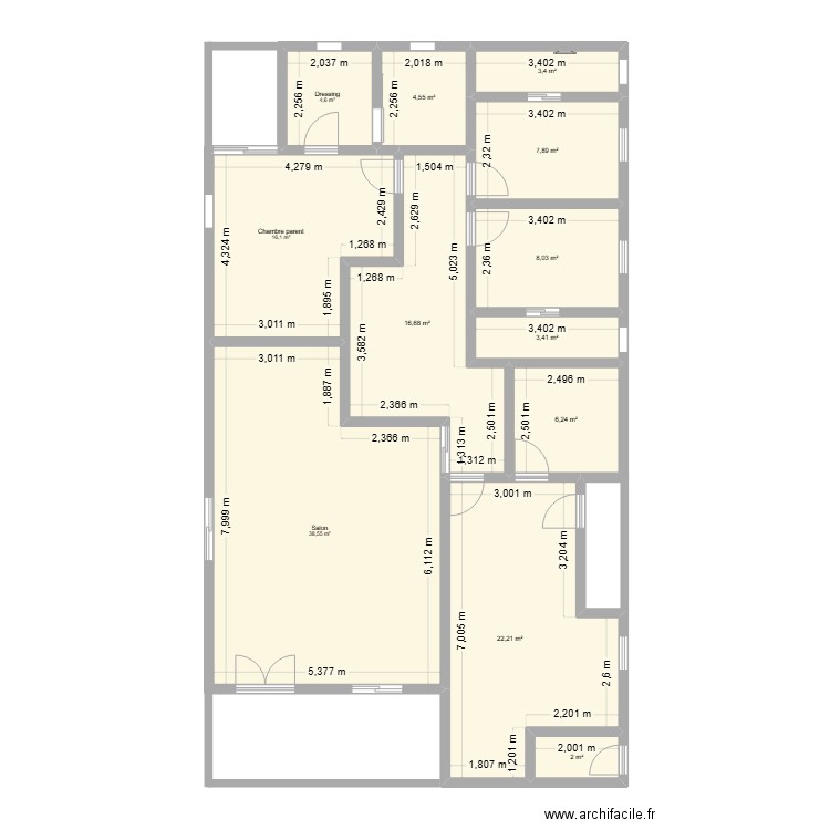 Ma maison 2025.objet. Plan de 12 pièces et 134 m2