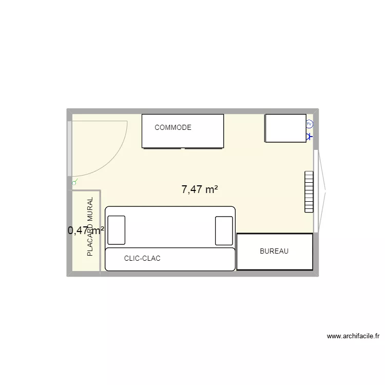 Plan bureau. Plan de 