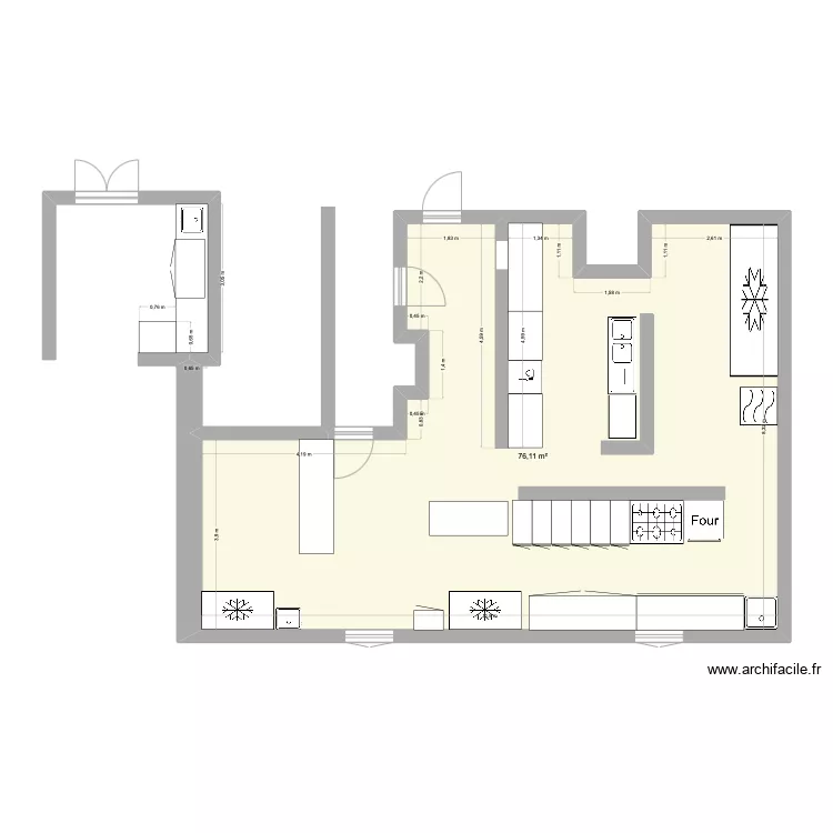 cuisine liv. Plan de 