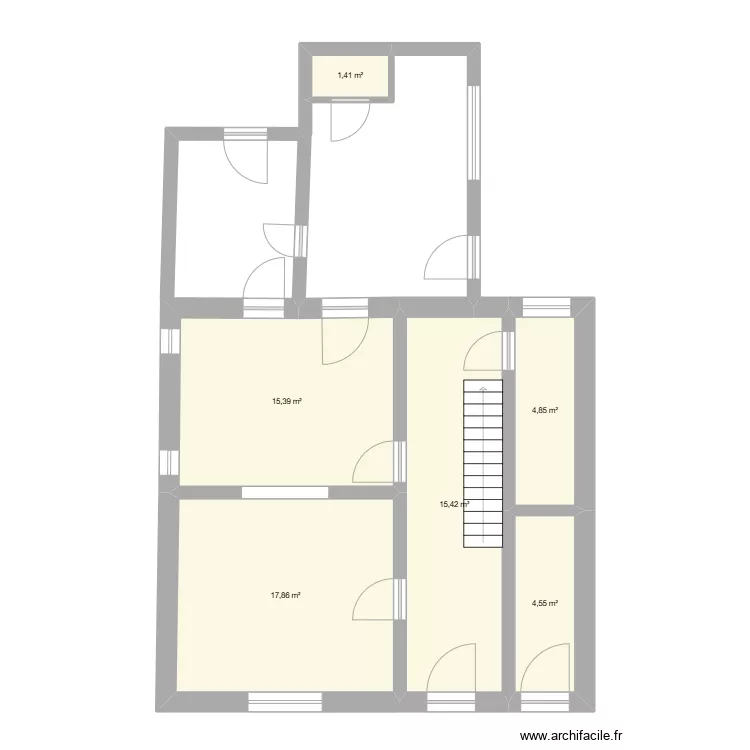 Namur 1 RDC. Plan de 