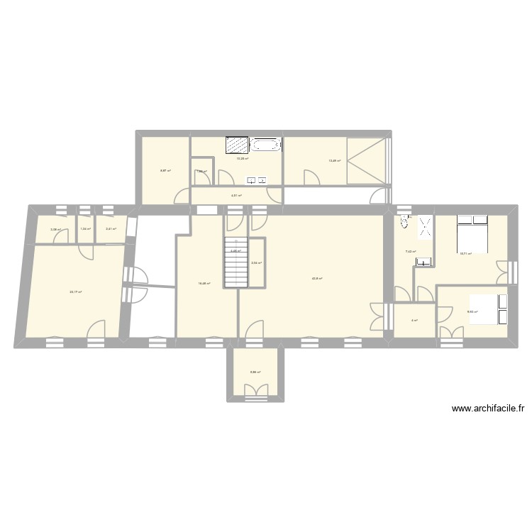 Koller. Plan de 0 pièce et 0 m2