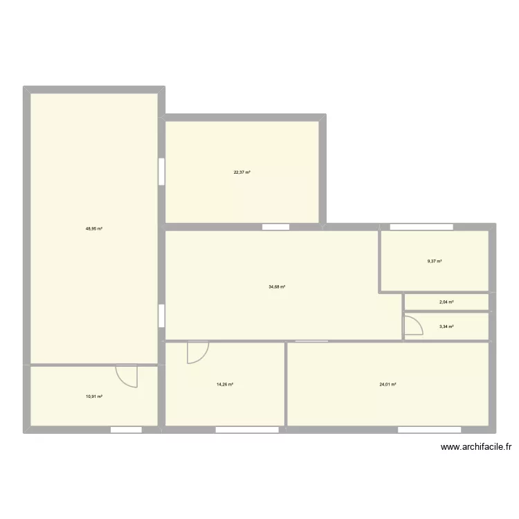 labo rdc mazzarine. Plan de 9  et 170 m²