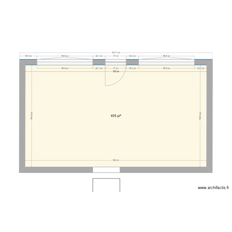 eric delarosbil 2. Plan de 1 pièce et 38 m2