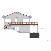 Plan en coupe sur Balcon Terrasse