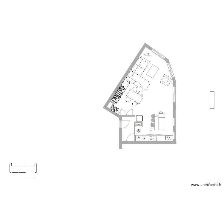 LS Niveau 1 Origine V4 Bar. Plan de 0 pièce et 0 m2
