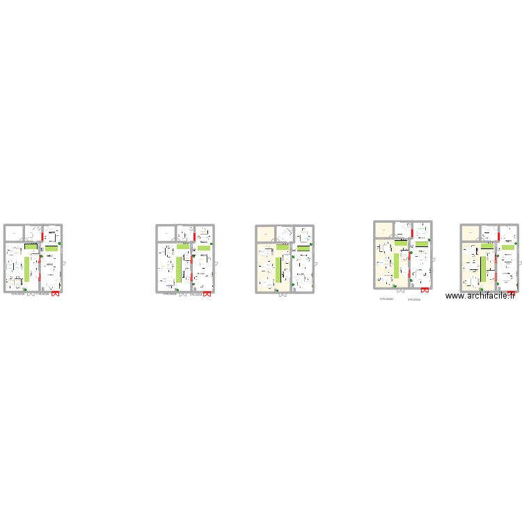 OPEN SPACE V2. Plan de 10 pièces et 541 m2