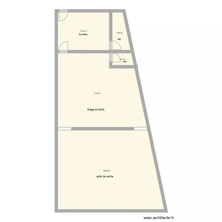 plan hichem. Plan de 5  et 135 m²
