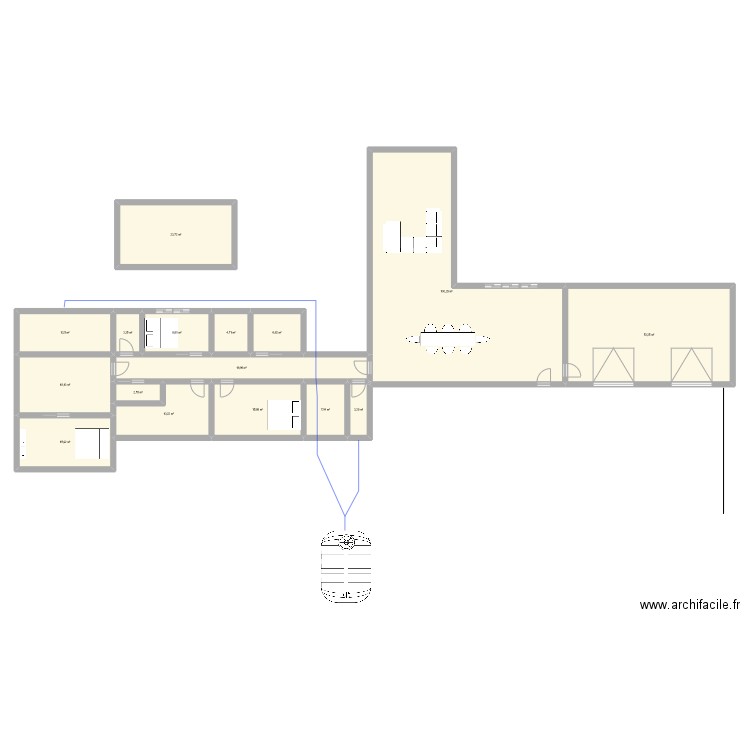 plassac. Plan de 0 pièce et 0 m2