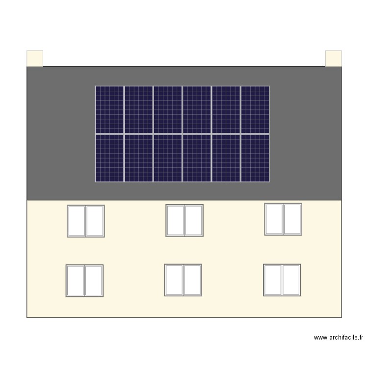 PLAN FACADE. Plan de 0 pièce et 0 m2