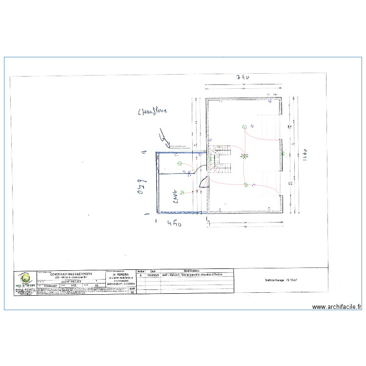 PEIREIRA SOUS SOL. Plan de 0 pièce et 0 m2