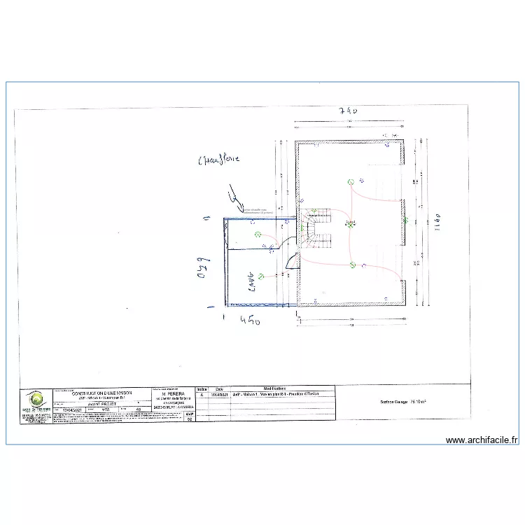 PEIREIRA SOUS SOL. Plan de 