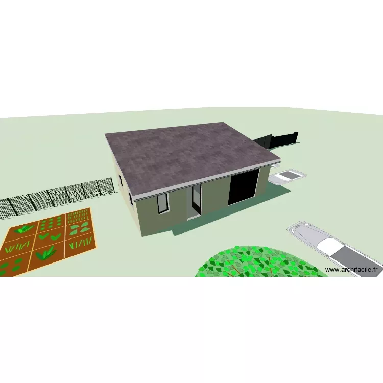 PLAN GARAGE ETAT FUTUR. Plan de 2 Pièces et 44 m² PLAN GARAGE ETAT FUTUR. Plan de 2 Pièces et 44 m²