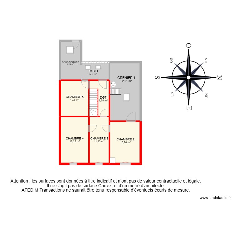 27742. Plan de 26 pièces et 397 m2
