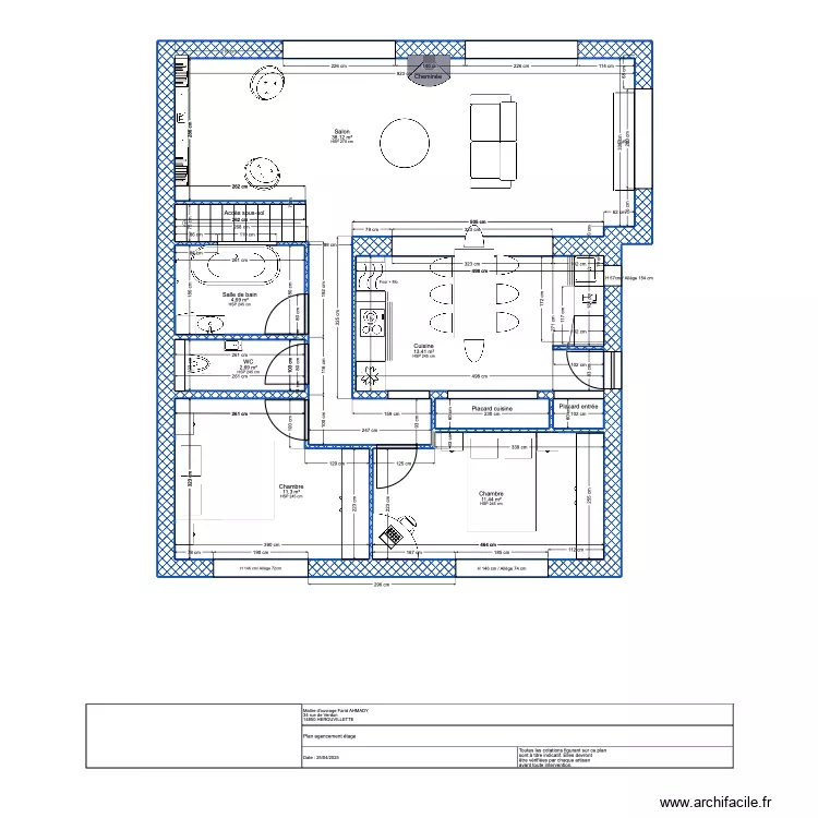 Plan agencement habitation Herouvillette v4. Plan de Plan agencement habitation Herouvillette v4. Plan de