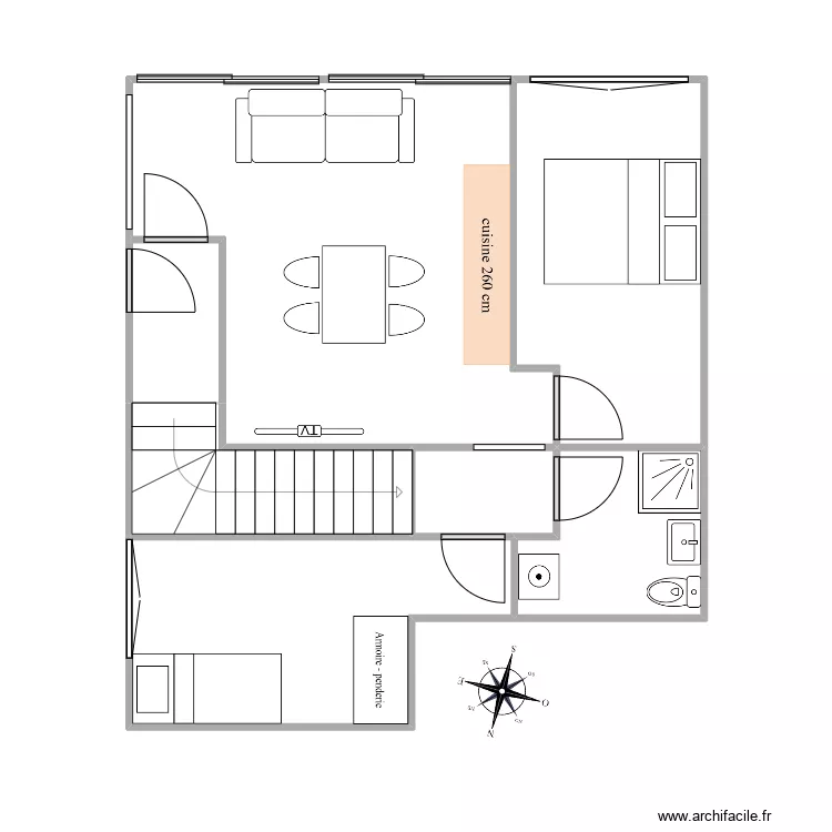 Bureau RDC. Plan de Bureau RDC. Plan de