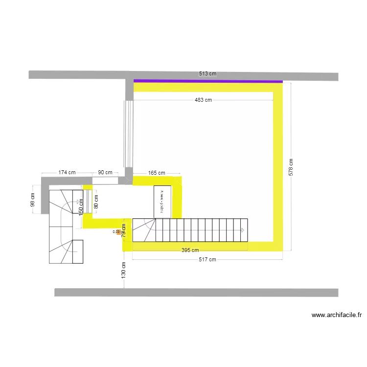 Projet 3 Molenbeek etage a 130cm. Plan de Projet 3 Molenbeek etage a 130cm. Plan de