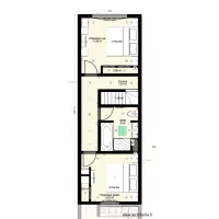 Maison toit plat vraies mesures V8