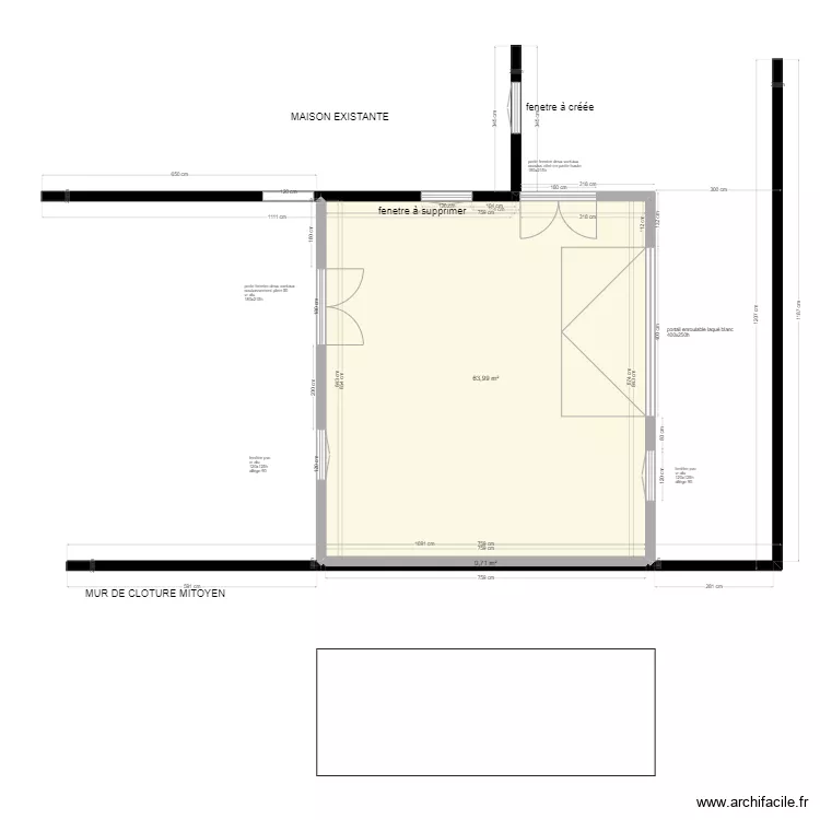 GARAGE. Plan de 
