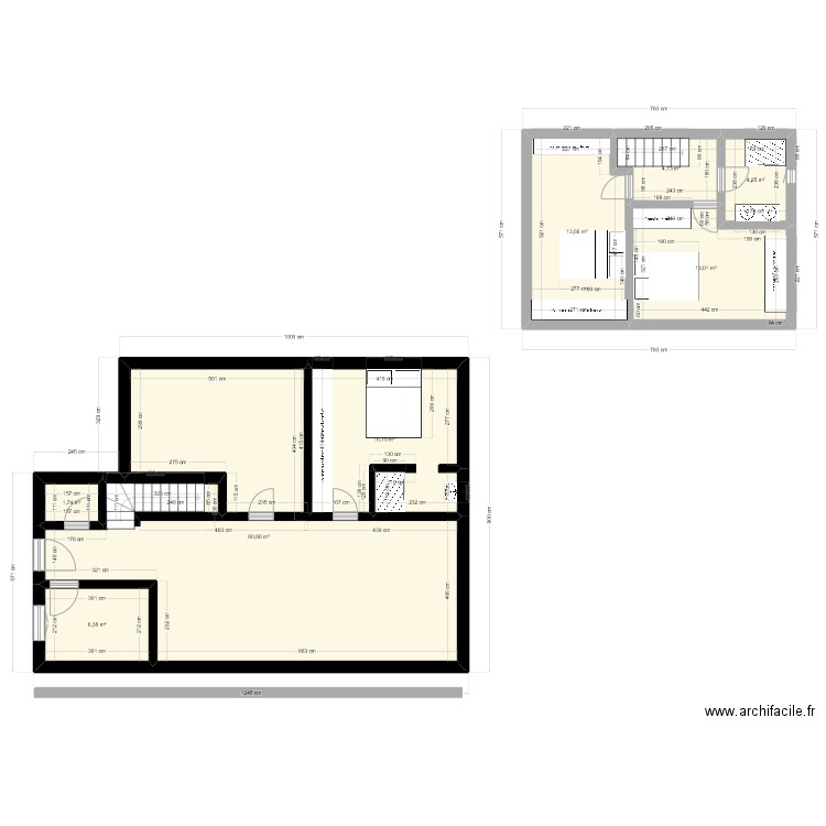 plan 5. Plan de 8 pièces et 121 m2