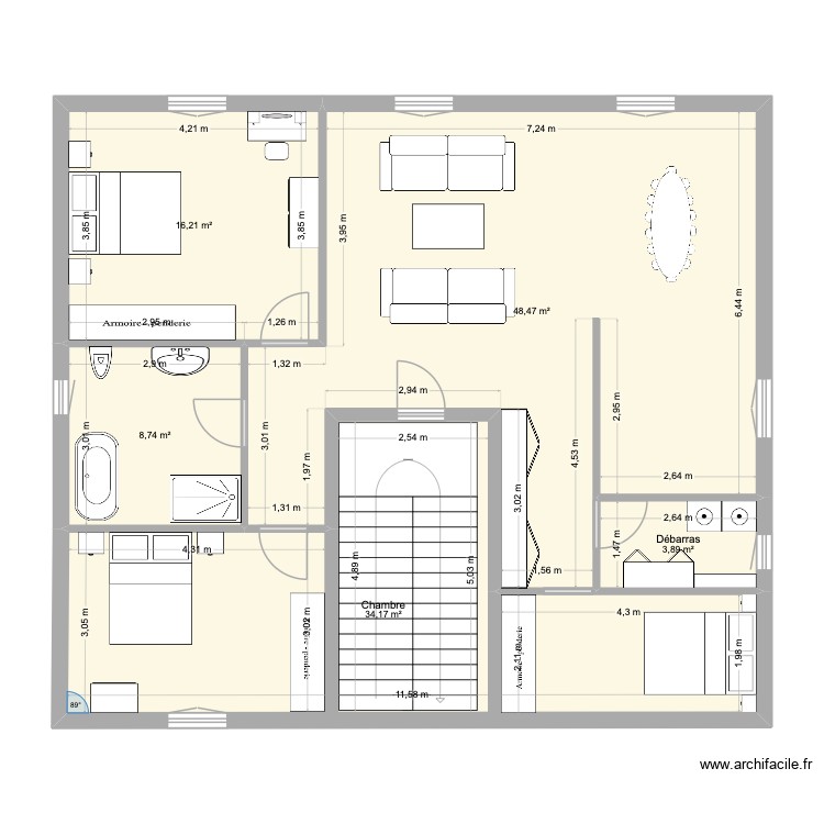 Appartement Montenero Severine. Plan de 0 pièce et 0 m2