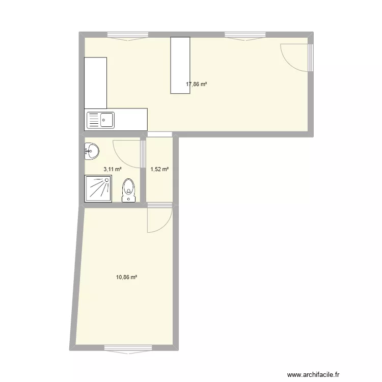 14 Av MD / Lucille. Plan de 