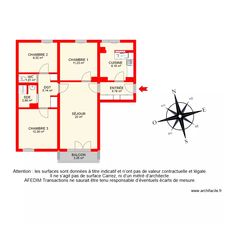 BI 32025 -. Plan de 0 pièce et 0 m2