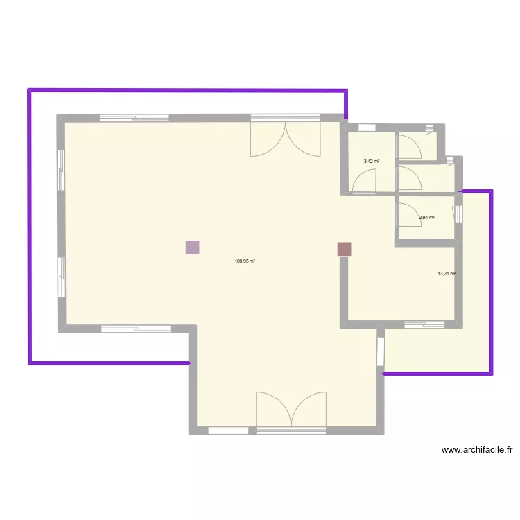 Caf&eacute; Nour. Plan de 