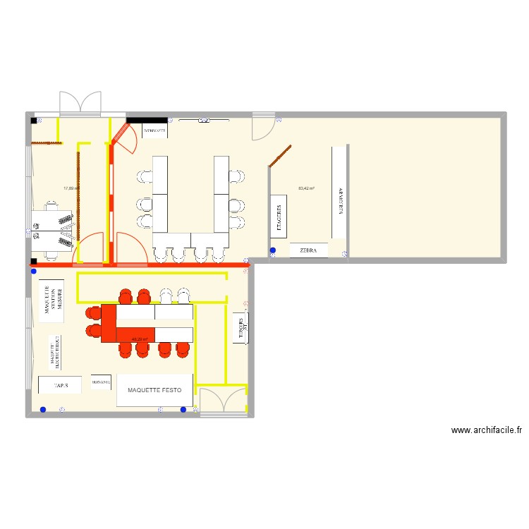 SalleFormations3. Plan de 0 pièce et 0 m2
